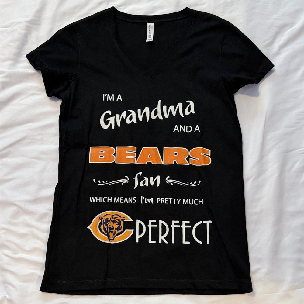 Chicago Bears Grandma Fan Graphic T-Shirt